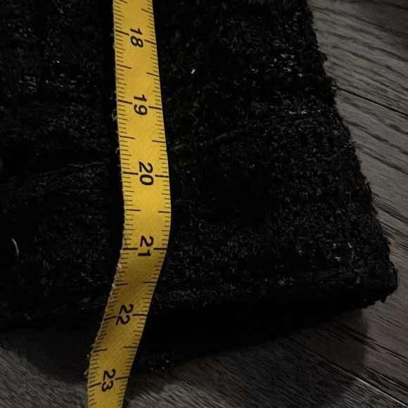 Zara TEXTURED WEAVE OVERSIZED WOOL BLEND JACKET - Picture 12 of 17